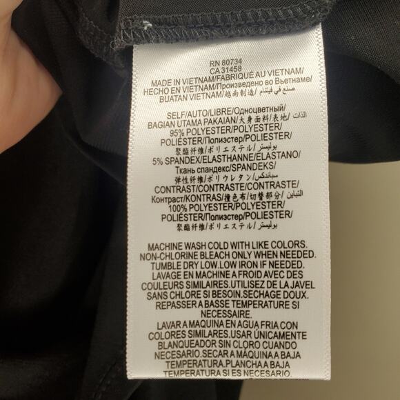 BCBG Black Crochet Tank Top Small - Picture 10 of 10